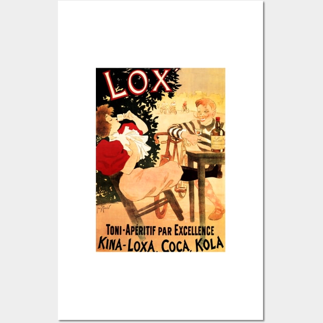 LOX APERITIF PAR EXCELLENCE Vintage French Liqueur Advertisement by Georges Meunier Wall Art by vintageposters